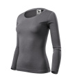 MALFINI Fit-T LS - T-krekls sievietēm, tērauda pelēks