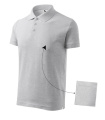 MALFINI Cotton - polo krekls vīriešiem, pelnu melanža