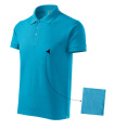 MALFINI Cotton - polo krekls vīriešiem, zilais atols