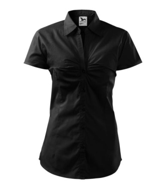MALFINI Chic – Sieviešu krekls, melns, XS, produkta attēls (2)