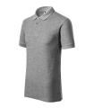 MALFINI Cotton Heavy - polo krekls vīriešiem, tumši pelēka melanža