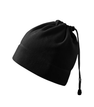 MALFINI Practic – Unisex flīsa cepure, melns, uni, produkta attēls (3)