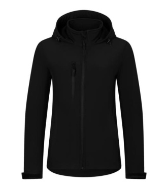MALFINI Trail – Softshell jaka sieviešu, melns, XS, produkta attēls (2)