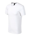 MALFINI Premium Action V-neck - T-krekls vīriešiem, balts