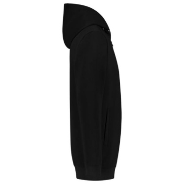 TRICORP Hooded Sweat Jacket Washable 60°C - džemperis, melns, M, produkta attēls (4)