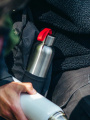 VILDMARK Active 0,37 l ar siksniņu – termopudele, tērauds/sarkans