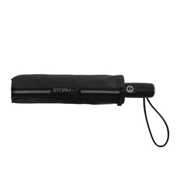 STORMaxi ST-50 aerodinamisks vētras lietussargs, melns, Ø 90 cm, produkta attēls (4)