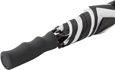FALCONE GP-59 golfa lietussargs, melns / balts, Ø 120 cm, produkta attēls (2)
