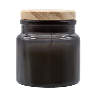 Lemora aromātiskā svece stiklā, grafīta krāsā, produkta attēls (2)