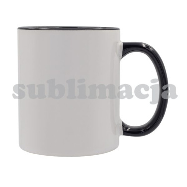 330 ml Gaeta krūze ar sublimācijas pārklājumu, melns, produkta attēls (3)