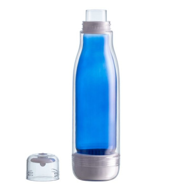 520 ml viedā stikla pudele ar ārējo tritāna sienu, zila, produkta attēls (2)
