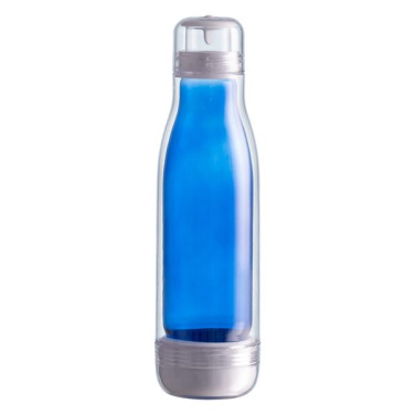 520 ml viedā stikla pudele ar ārējo tritāna sienu, zila, produkta attēls (4)