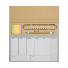 Melle rakstāmgalda plānotājs, brūns