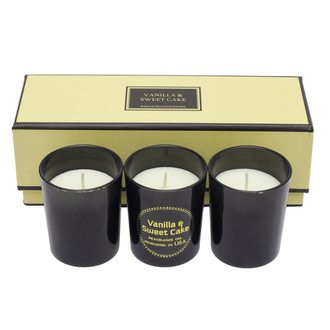 Aromātisko sveču komplekts, bēšs, produkta attēls