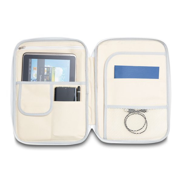 Portar elektronisko aksesuāru organizators, melns, produkta attēls (1)