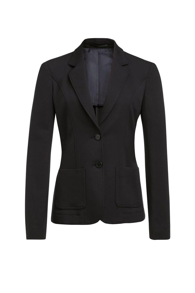 NAISTEN LIBRA SLIM FIT JERSEY STRETCH JAKA, Black, UK06R / EU34R, produkta attēls, melns