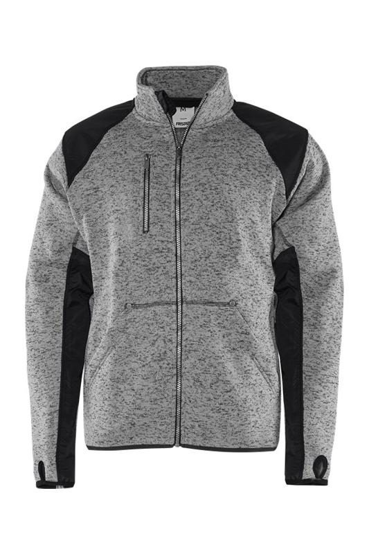 FLĪSAS SVIEDRA JAKA 7451 PRKN, grey, 3XL, produkta attēls, pelēks