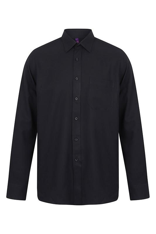 PITKÄHIHAINEN TEKNINEN KAULUSPAITA, navy, 3XL, produkta attēls, tumši zils