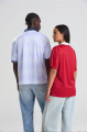 Just Cool Retro sporta krekls, balts/tumši zils