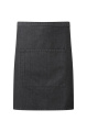 Premier vidēja garuma kabatas priekšauts, Black Denim