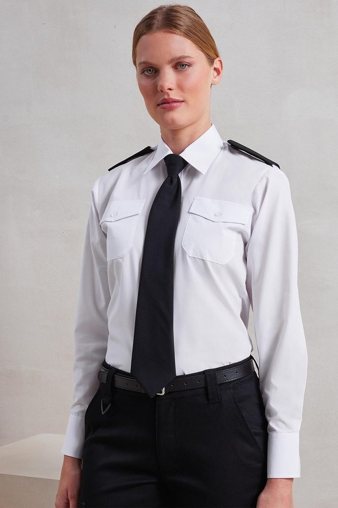 NAISTEN PITKÄHIHAINEN PILOTTIKAULUSPAITA, white, 3XL, produkta attēls, balts