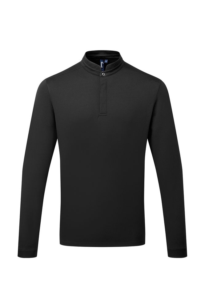 ESSENTIAL PITKÄHIHAINEN COOLCHECKER KOKINPAITA, black, 3XL, produkta attēls, melns