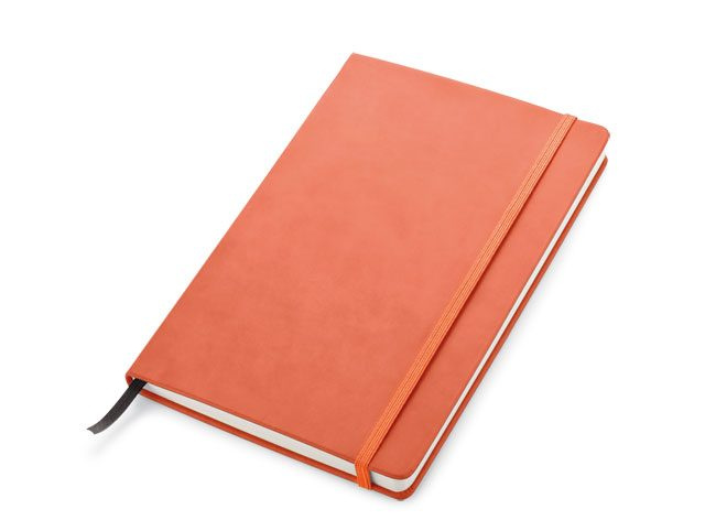 Piezīmju grāmatiņa oranža (bez kastes) - 140 × 210 mm, produkta attēls (1)