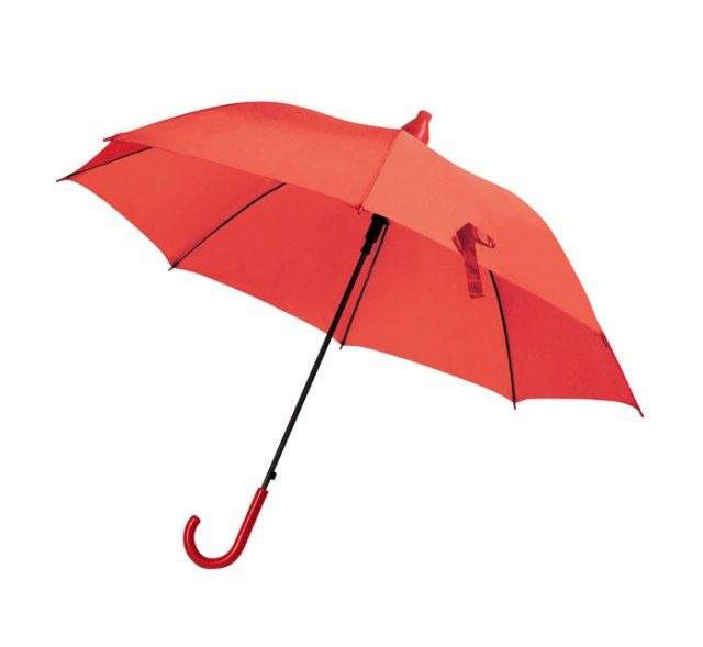 Lietussargs ar pilienu savācēju, sarkans, d=103 cm, produkta attēls (1)