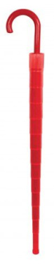 Lietussargs ar pilienu savācēju, sarkans, d=103 cm, produkta attēls (3)