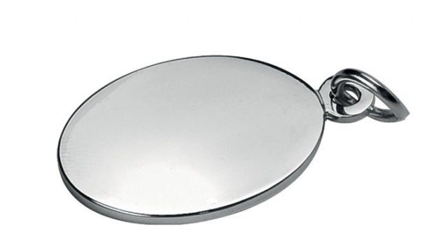 Ovālas formas plāksne - 20 × 29 mm, produkta attēls (1)