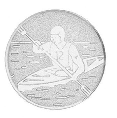 Medaļas ieliktnis ar kajaka motīvu, 25 mm, produkta attēls