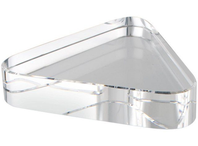 Galda prespapīrs trīsstūrveida balts 90 × 100 mm, produkta attēls