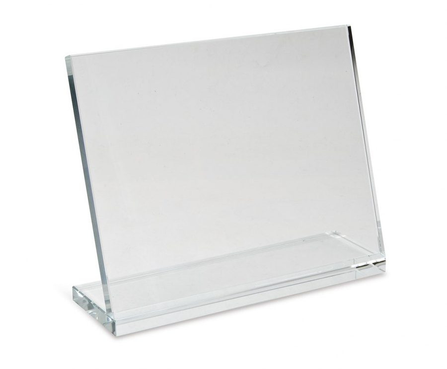 Slīps stikls ar pamatni 220 × 170 × 10 mm, produkta attēls (1)