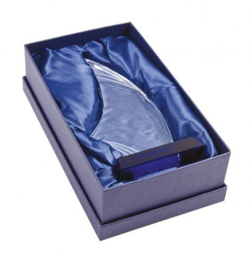 Apbalvojuma trofejas buras pamatne zila, bura 170 × 90 × 10 mm, produkta attēls (2)