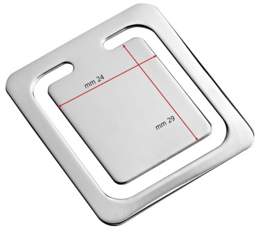 Kvadrātveida grāmatzīme 38 × 43 mm ekoloģiskā kaste, produkta attēls (2)