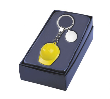 Atslēgu piekariņš ķiverei, dzeltens, d=40mm, produkta attēls (2)