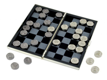 Dambretes un šaha ceļojumu luksusa kaste — 125 × 125, produkta attēls (2)