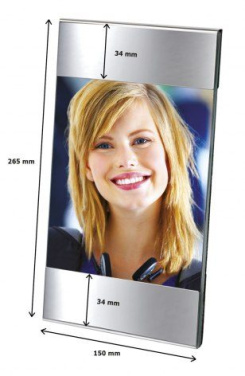 Foto rāmis ar vertikālām svītrām - 15 × 20 cm, produkta attēls (2)