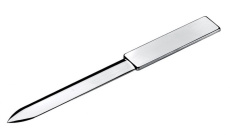 Vēstuļu attaisāmais "classic" - garums 190 mm, lux box