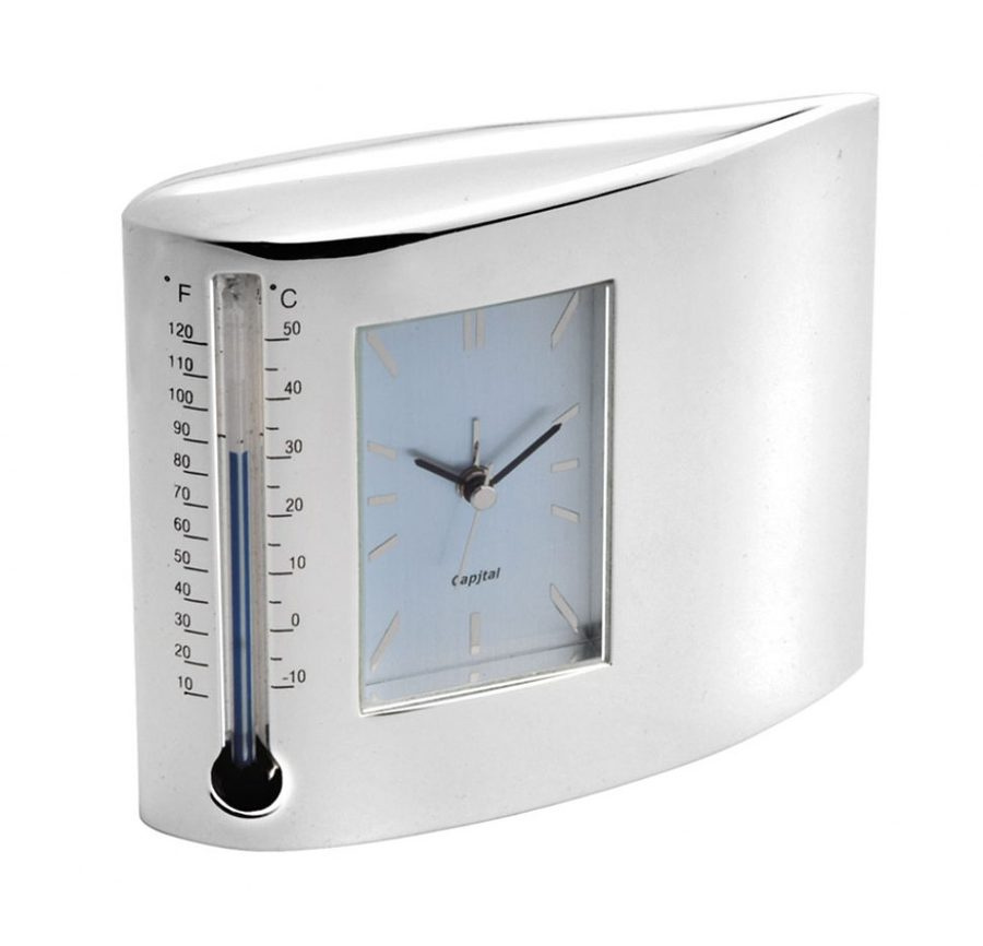 Modinātājpulksteņa termometrs — 100 x 90 mm, produkta attēls (1)