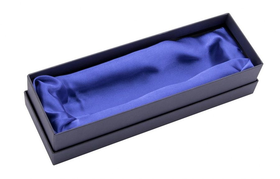 Zila satīna kaste, zila 240 × 75 × 50 mm, produkta attēls (1)