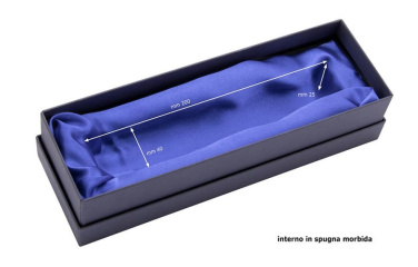Zila satīna kaste, zila 240 × 75 × 50 mm, produkta attēls (2)
