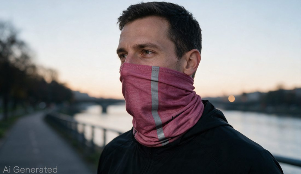 Apvīlēta atstarojoša bandana (14.2.5), produkta attēls (1)