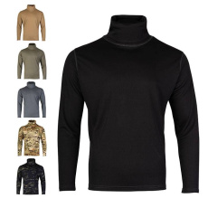 Taktiskais krekls ar apkakli, melns