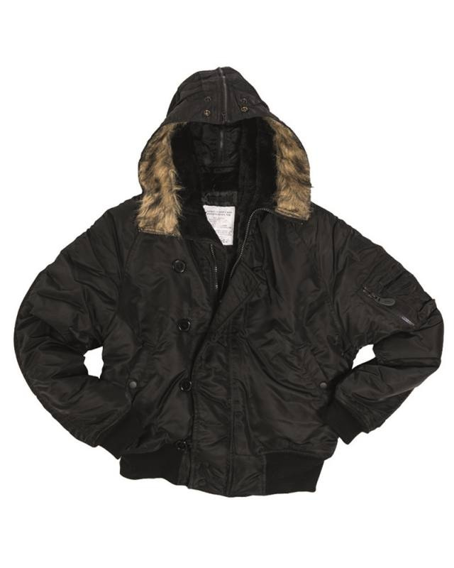 ASV lidotāja jaka N2B Basic Black – Mil-Tec