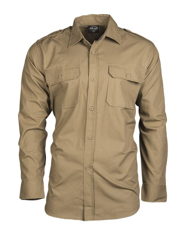 RIPSTOP lauka krekls, Coyote – Mil-Tec (1)