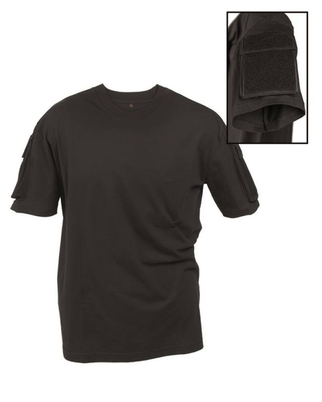 Taktiskais T-krekls melns – Mil-Tec
