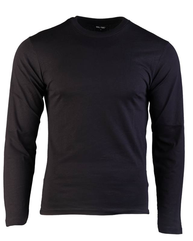 Krekls ar garām piedurknēm CO Black – Mil-Tec (1)
