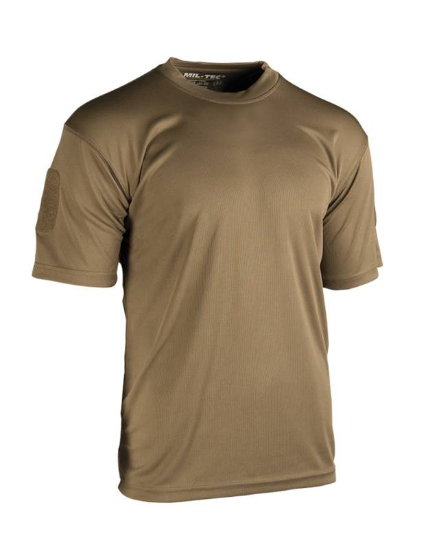 Taktiskais ātri žūstošais T-krekls, Dark Coyote – Mil-Tec (1)