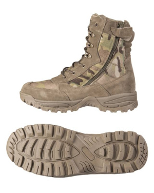Taktiskie zābaki ar Ykk® rāvējslēdzēju Multicam® – Mil-Tec (2)